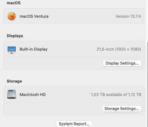 21.5-inch Core i5 iMac (Late 2013) in immaculate origal condition