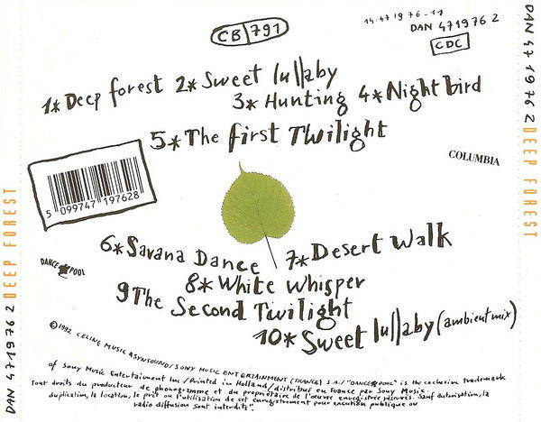 Deep Forest - Deep Forest (Music CD)