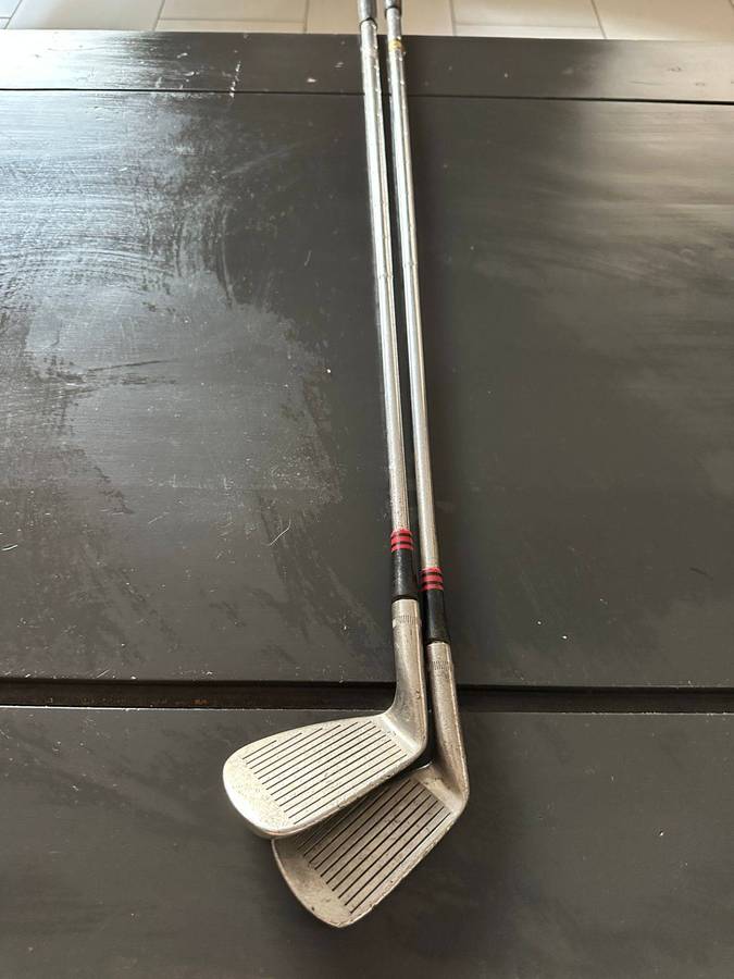 Vintage Slazenger Bollyhocke golf clubs