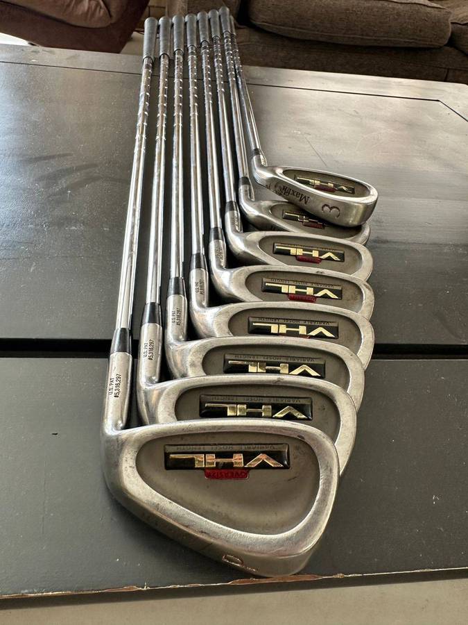 Maxfli VHL Oversize 3iron-9iron and P golf clubs