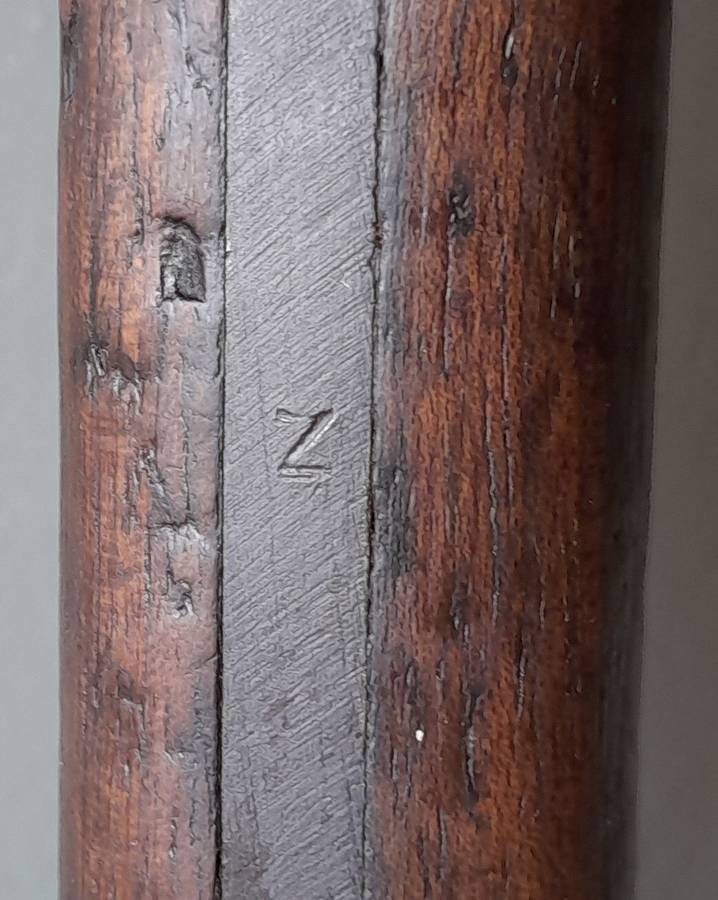 S.A. Police Issue WW2 1907 Pattern Wilkinson Sword Bayonet With Rare Brown Leather Scabbard.