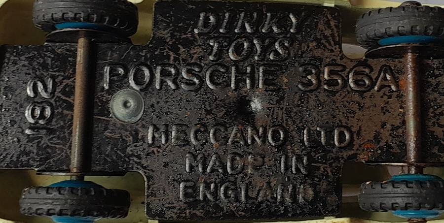 Dinky Toys 182 Porsche 356A Coupe In Original Box.
