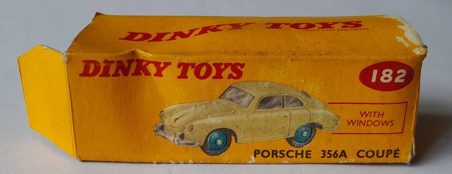 Dinky Toys 182 Porsche 356A Coupe In Original Box.