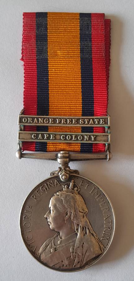Boer War Queen South Africa Medal To "1036 Private W.J. Jones Cape Police Distr. 1".