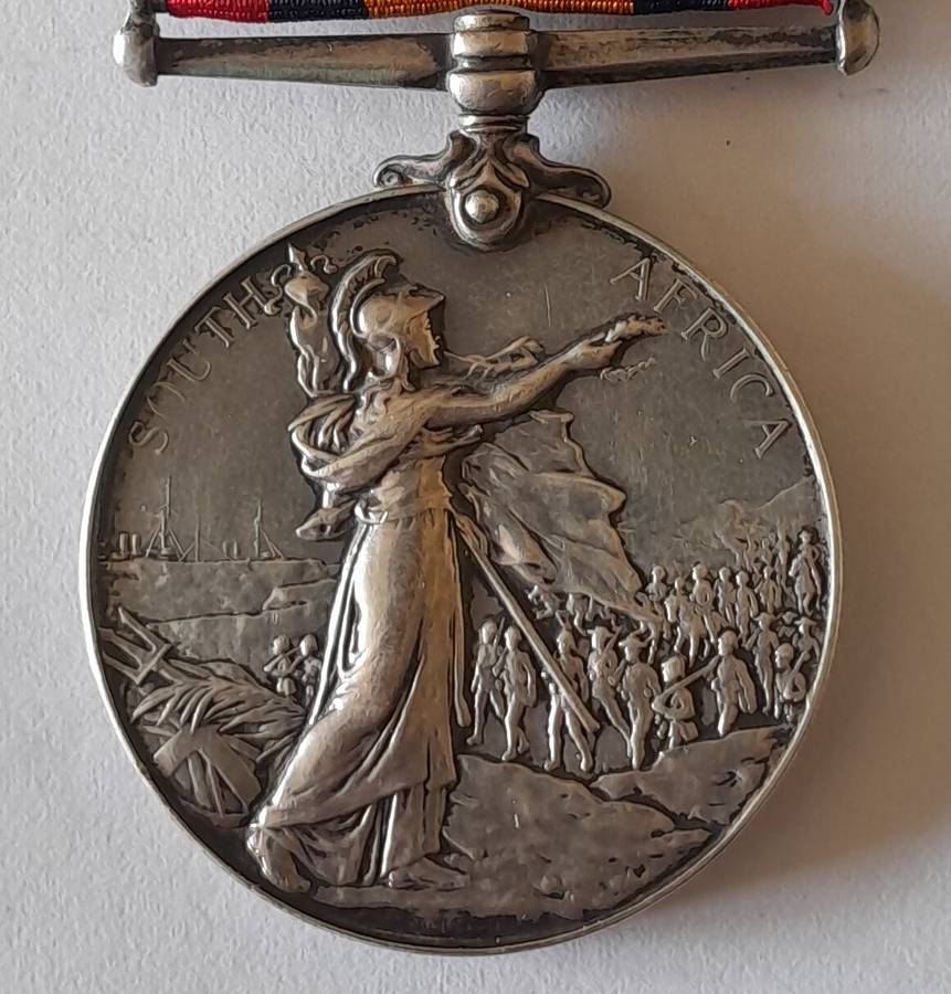 Boer War Queen South Africa Medal To "1036 Private W.J. Jones Cape Police Distr. 1".