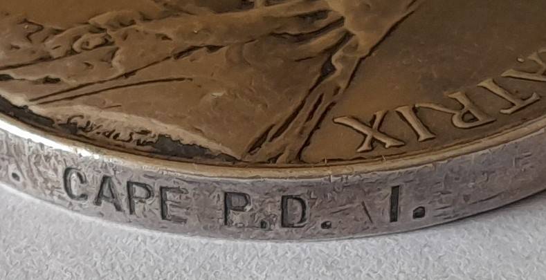 Boer War Queen South Africa Medal To "1036 Private W.J. Jones Cape Police Distr. 1".