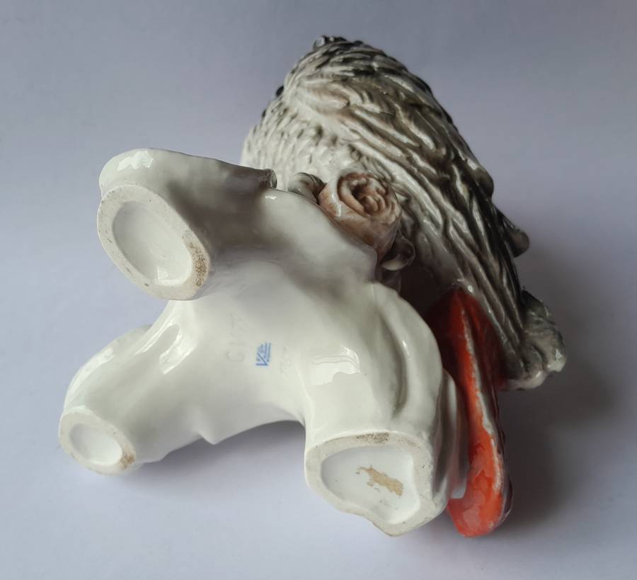 Mid Century W. Goebel West Germany Ceramic African Grey Parrot. Excellent Condition.