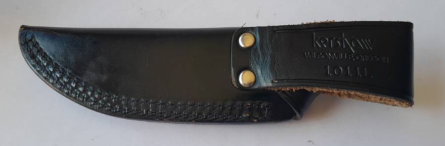 Vintage Kershaw 1011L Hunting Knife. Original Leather Sheath And Box.