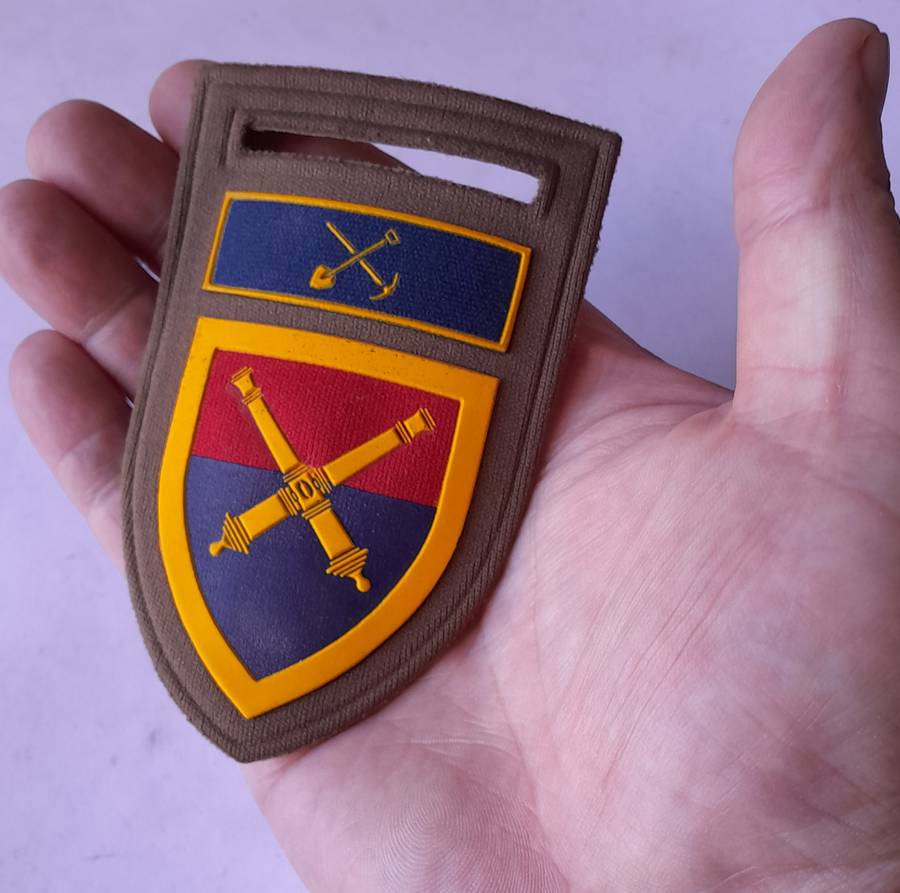SADF School of Artillery with Northwest Command Bar Tupper Flash.