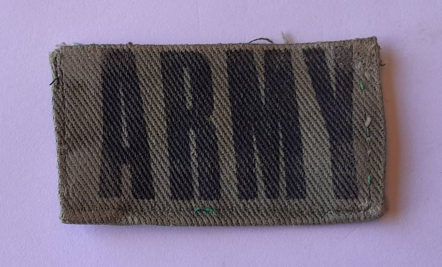Early Original Rhodesian Army Chest Title.