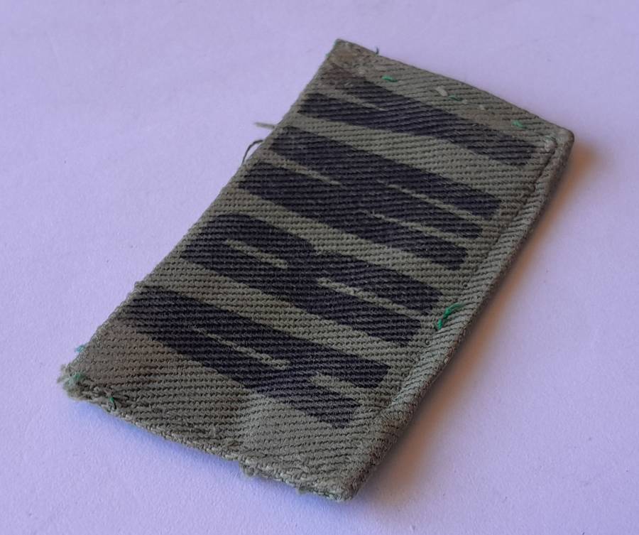 Early Original Rhodesian Army Chest Title.