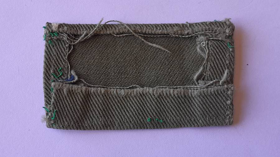 Early Original Rhodesian Army Chest Title.