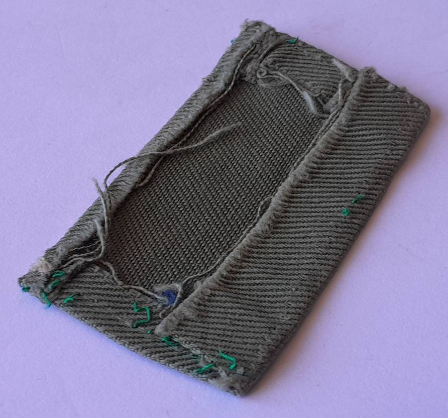 Early Original Rhodesian Army Chest Title.