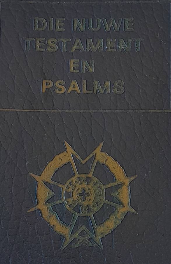 Rare Vintage SADF Issue Afrikaans Bible.