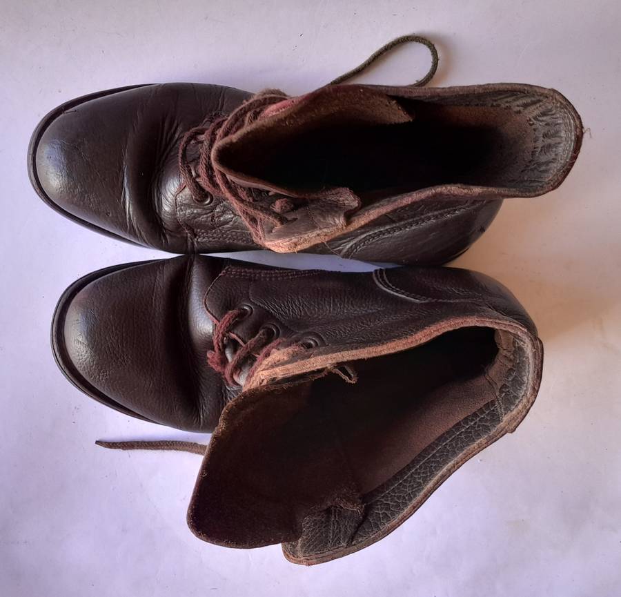 Vintage Pair SADF Leather Boots. Size 7.