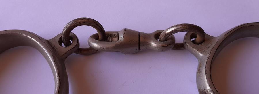 1950s Handcuffs With Screw Key. Fully Functional.