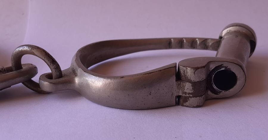 1950s Handcuffs With Screw Key. Fully Functional.