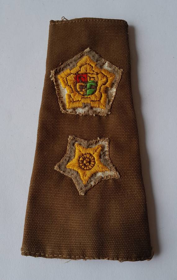 Early SA Army Commandant Rank Slip-on.