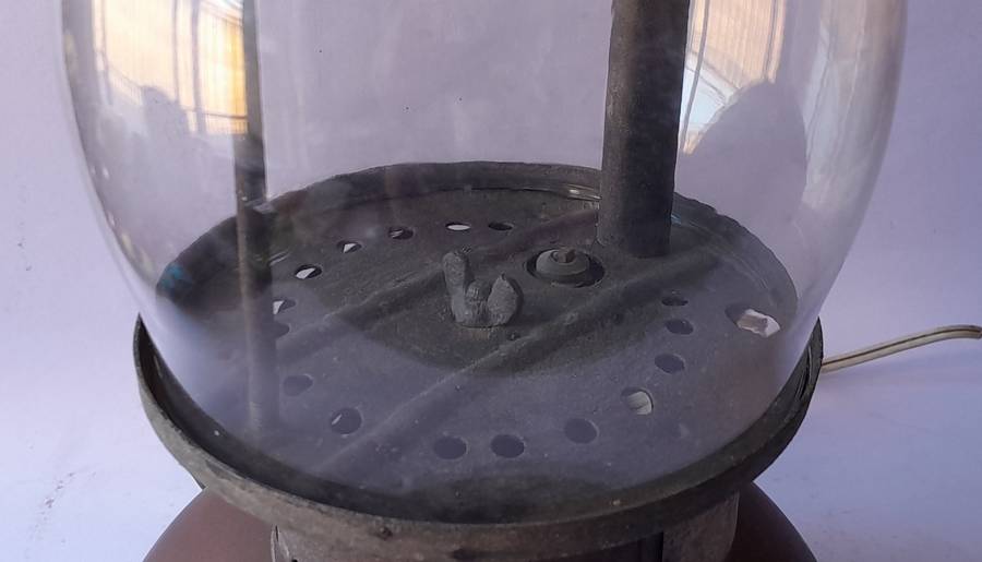 "Reserved"  Vintage 1950's Sun Flame U.S.A. Paraffin Lamp.