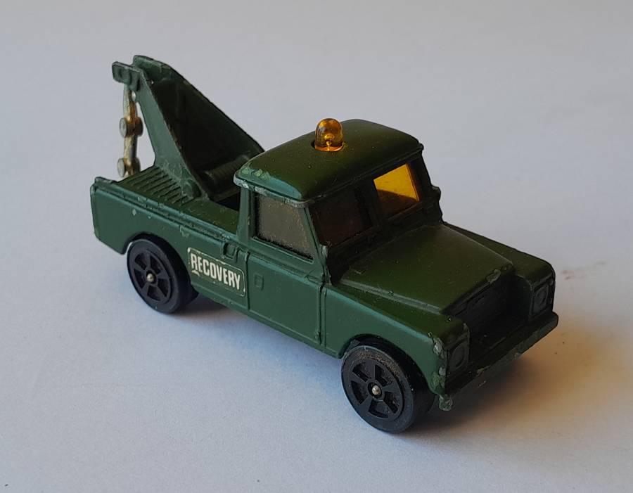 1970's Corgi Juniors Land Rover Army Recovery Vehicle.