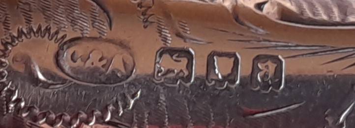 "Reserved" Antique 9ct Gold and Amber Cheroot Holder with Sterling Silver Case. London, 1916.