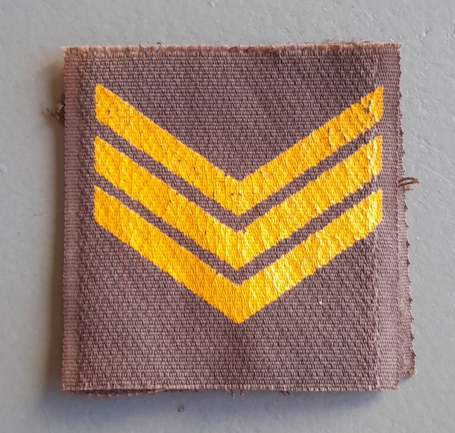 SADF Sergeant Rank Badge.