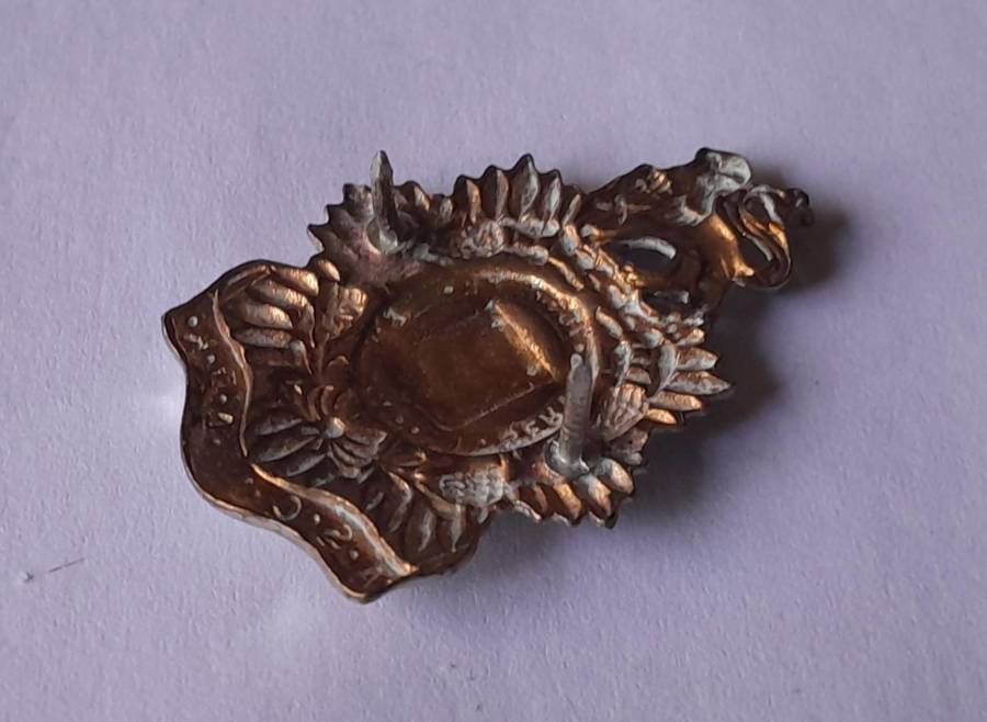 SA Army Service Corps ASC / ADK Badge.  Pins Intact.