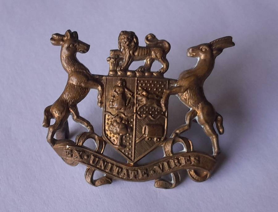 SADF Warrant Office Rank Badge.  Compressed Lugs.