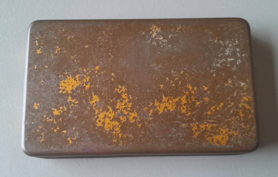 Boer War 1900 Gift Tin To British Troops From Queen Victoria. 15.5 x 9.5cm.