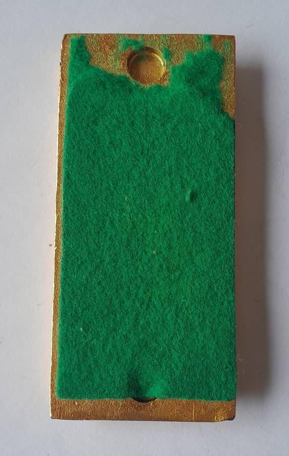 Vintage Gold Bar Shaped Paperweight.  Johannesburg Mining Company.