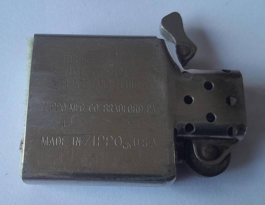 Vintage Zippo Lighter With Engraved Case.