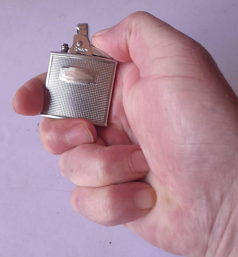 1960's Ronson Cadet Petrol Lighter.  Made In England.