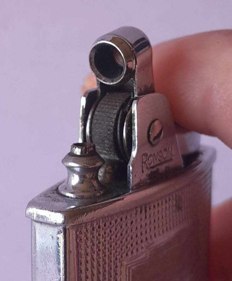 1960's Ronson Cadet Petrol Lighter.  Made In England.