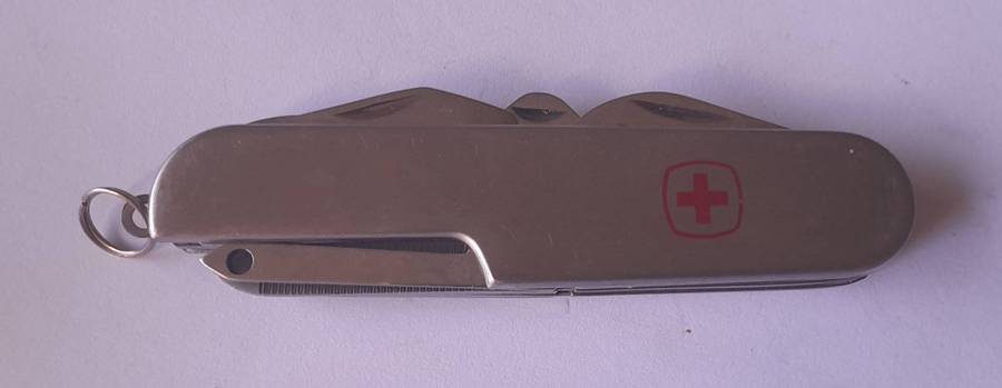 Vintage Swiss Army Style Multi-Tool Folding Knife.