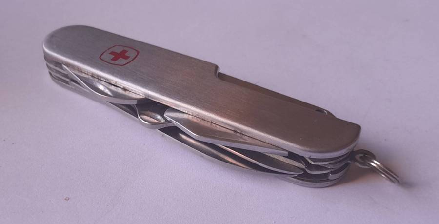 Vintage Swiss Army Style Multi-Tool Folding Knife.