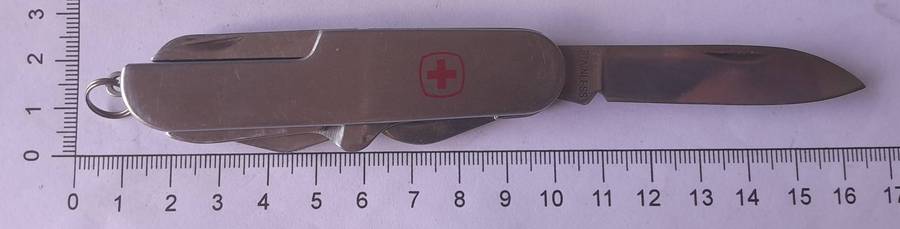 Vintage Swiss Army Style Multi-Tool Folding Knife.