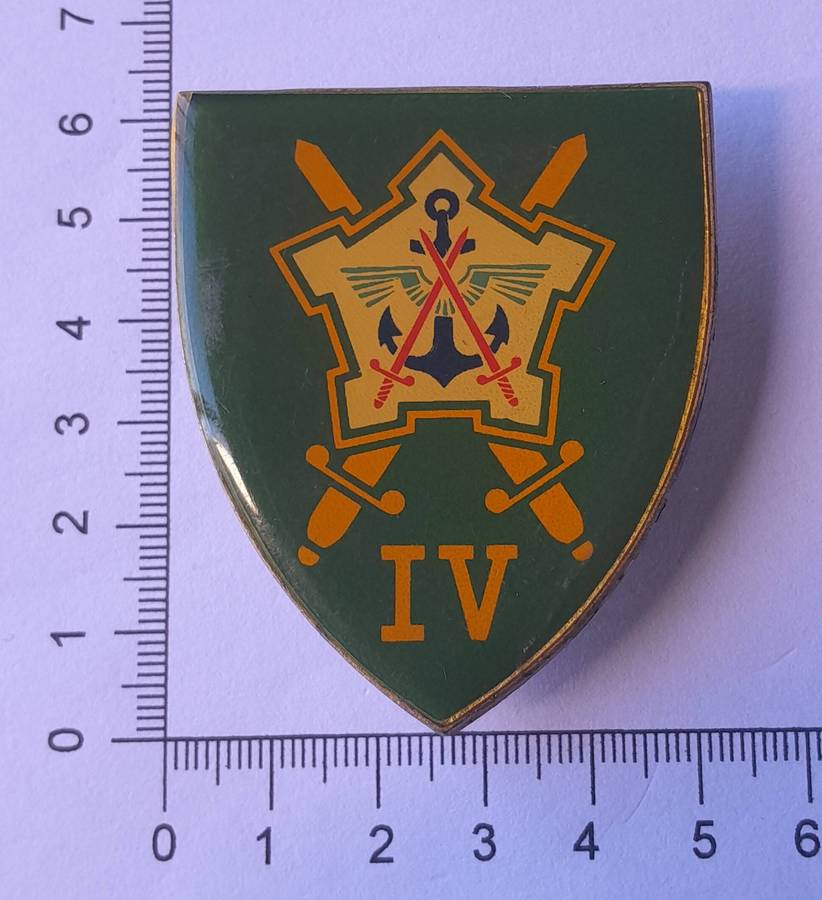 SADF Chief of Staff Logistics Shoulder Flash.  All Pins Intact.