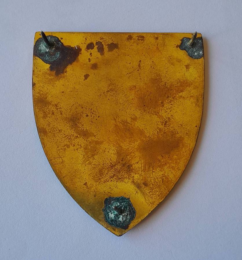SADF 10 Artillery Air Defence Shoulder Flash.  All Pins Intact.