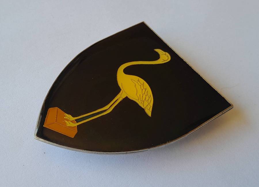 SADF OVS Goudveld Commando Shoulder Flash (RARE).  All Pins Intact.