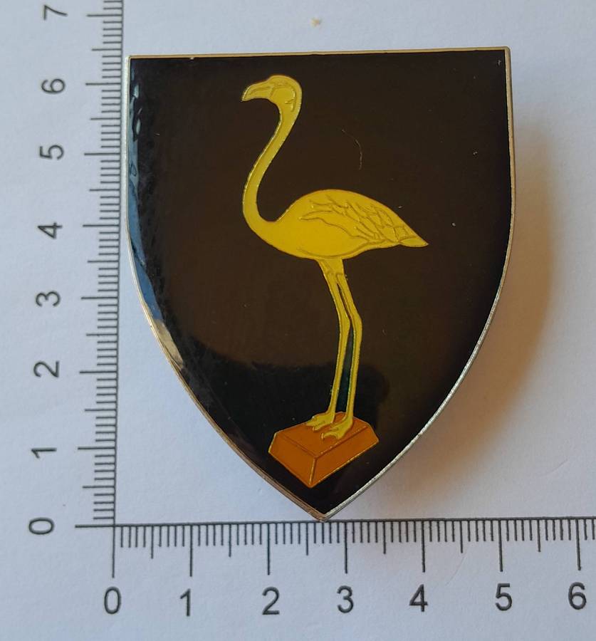 SADF OVS Goudveld Commando Shoulder Flash (RARE).  All Pins Intact.