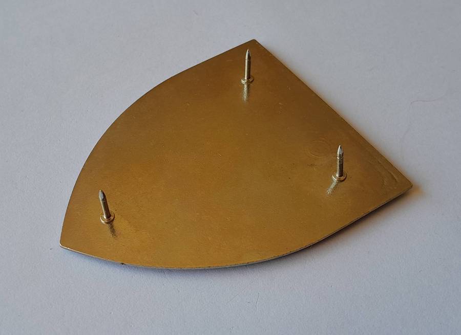 SADF RAU (Rand Afrikaans University) Military Unit Shoulder Flash.  All Pins Intact.