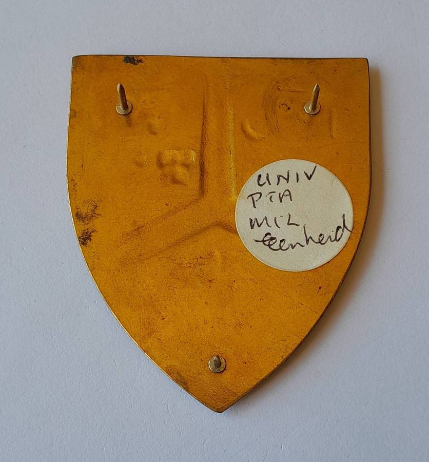 SADF University of Pretoria Military Unit Shoulder Flash.  All Pins Intact.
