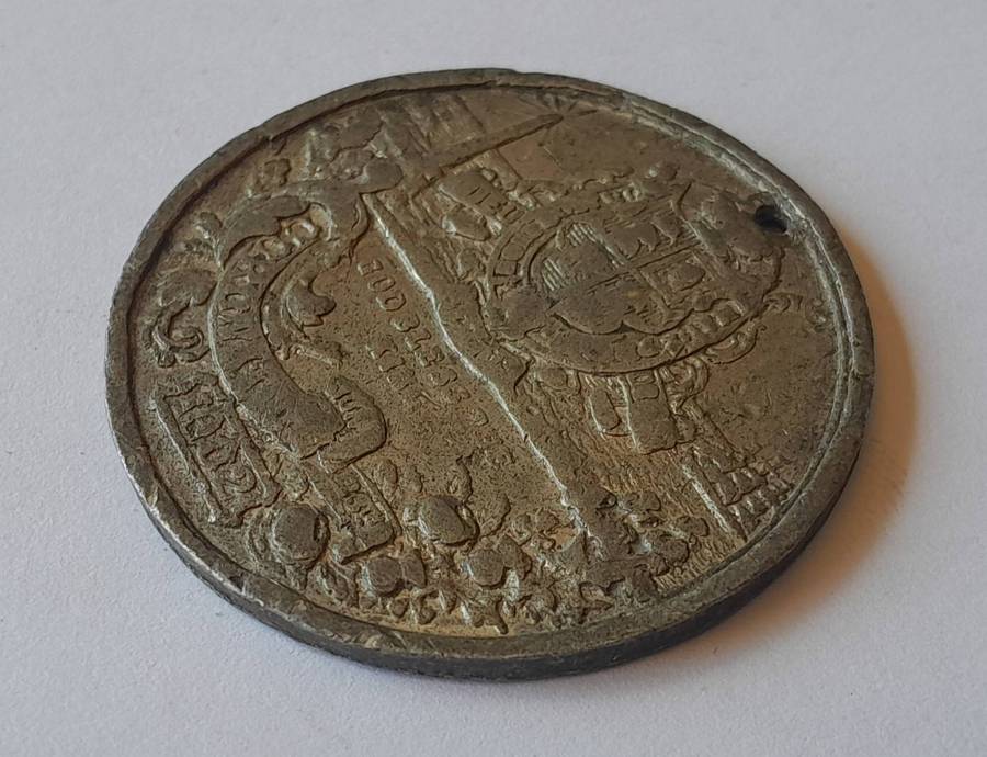 Boer War Era 1902 King Edward VII and Queen Alexandra Coronation Medal.