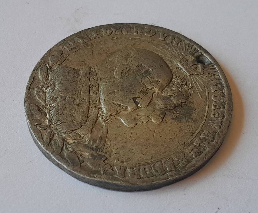 Boer War Era 1902 King Edward VII and Queen Alexandra Coronation Medal.