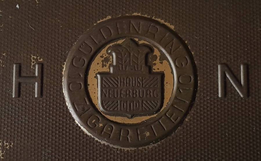 Rare WW2 German Wehrmacht Tropical Cigarette Tin.