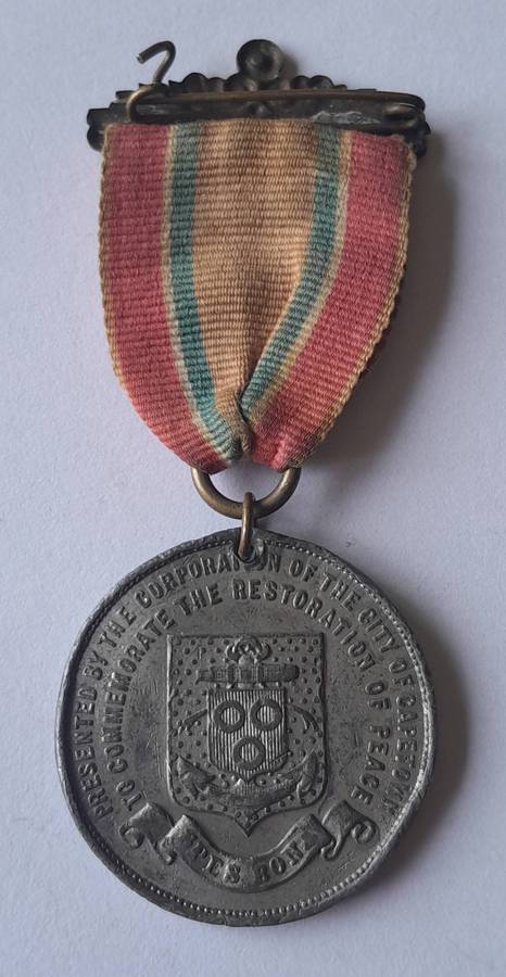 Anglo-Boer War Queen Victoria Cape Town Peace Medal.