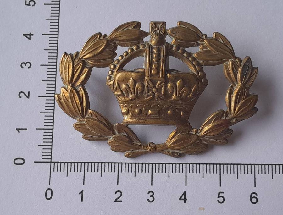 WW2 British Army Warrant Officer's Large Sleeve Badge.  Lugs Intact.