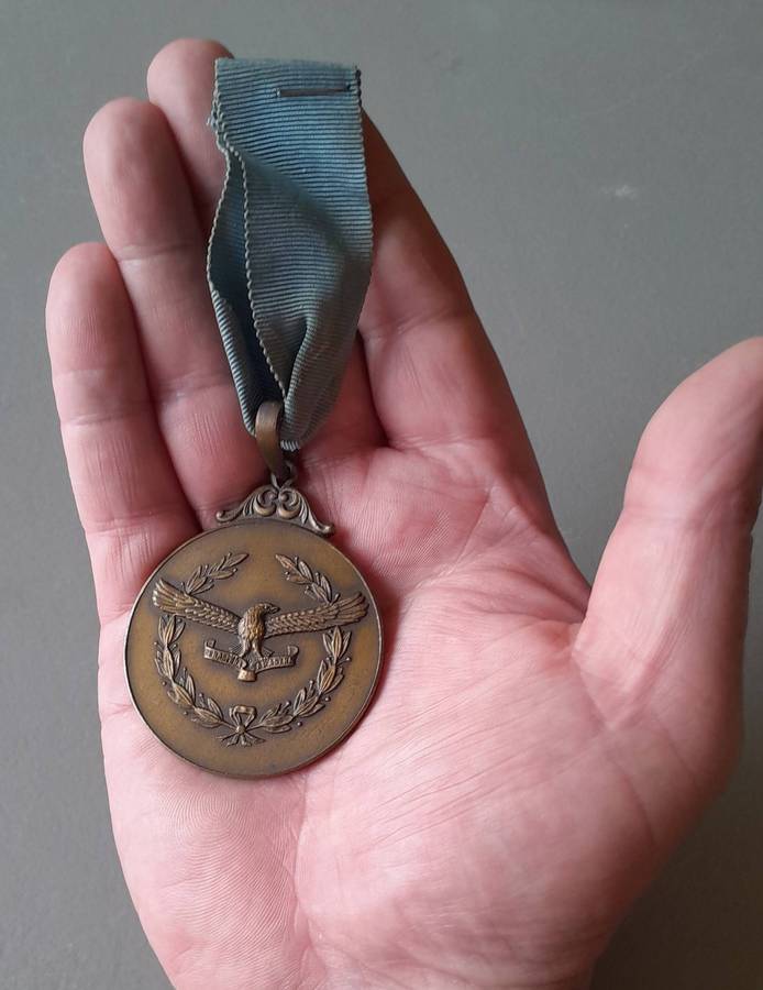 Large SA Air Force Championships Medal.  52mm Diameter.