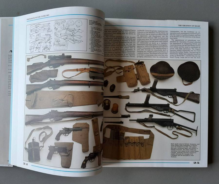 D-Day The Strategy, The Men, The Equipment.  Hard Cover.