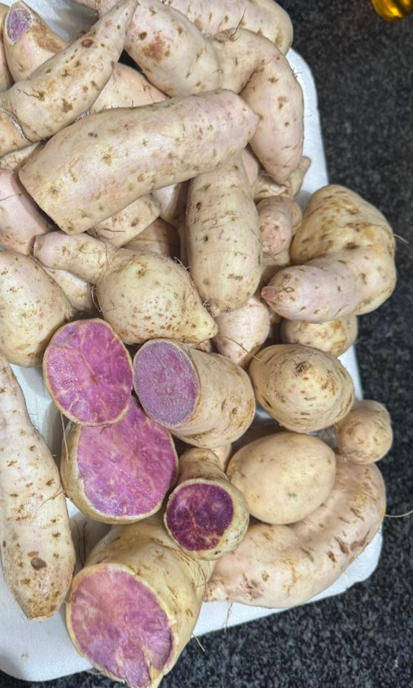 Purple flesh sweet potato per KG (Organic)